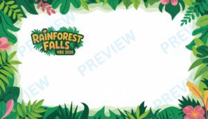 Name Tags Rainforest Falls VBS 2026