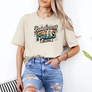 Rainforest Falls VBS 2026 T-Shirt – Stylish Ministry Apparel for Kids & Volunteers