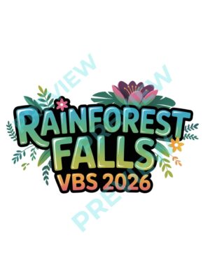 Rainforest Falls – Floral Jungle Digital Download for Group VBS